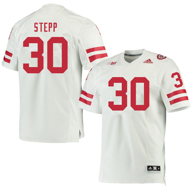 Men #30 Markese Stepp Nebraska Cornhuskers College Football Jerseys Sale-White